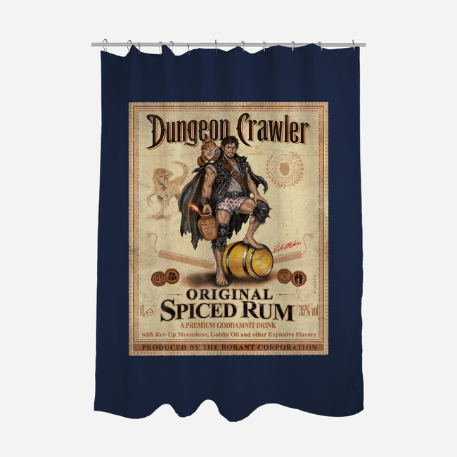 Crawler Spiced Rum-None-Polyester-Shower Curtain-NMdesign