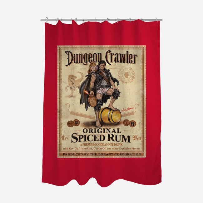Crawler Spiced Rum-None-Polyester-Shower Curtain-NMdesign