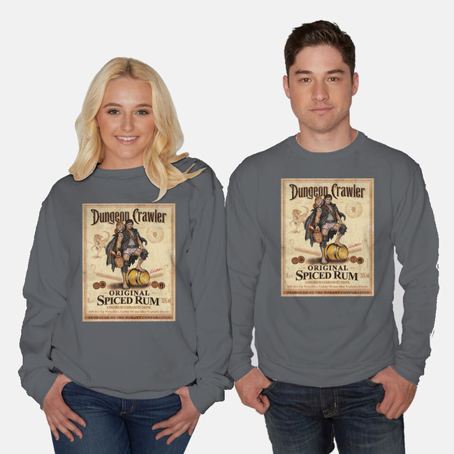 Crawler Spiced Rum-Unisex-Crew Neck-Sweatshirt-NMdesign