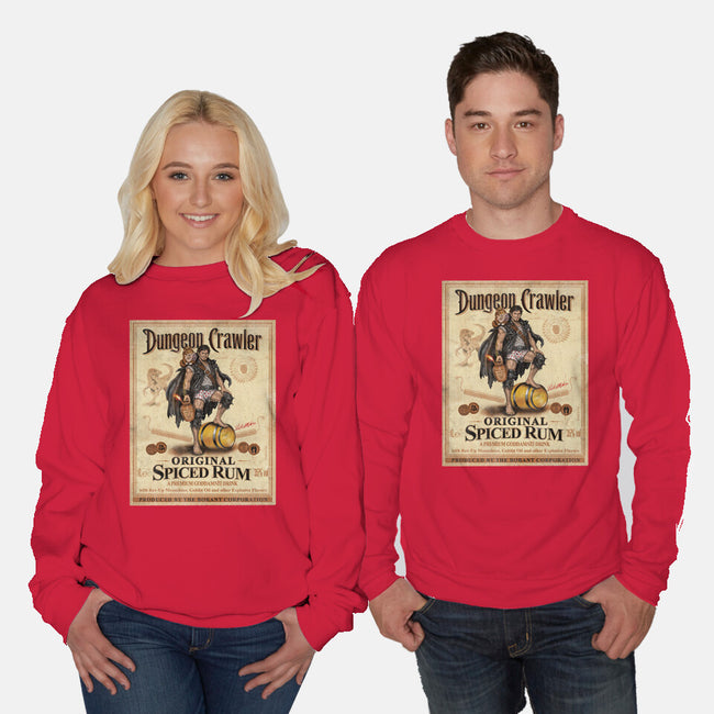 Crawler Spiced Rum-Unisex-Crew Neck-Sweatshirt-NMdesign