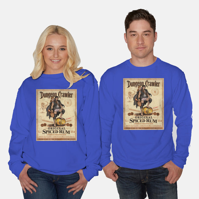 Crawler Spiced Rum-Unisex-Crew Neck-Sweatshirt-NMdesign