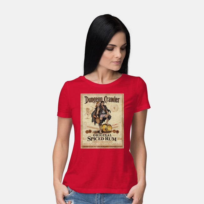 Crawler Spiced Rum-Womens-Basic-Tee-NMdesign