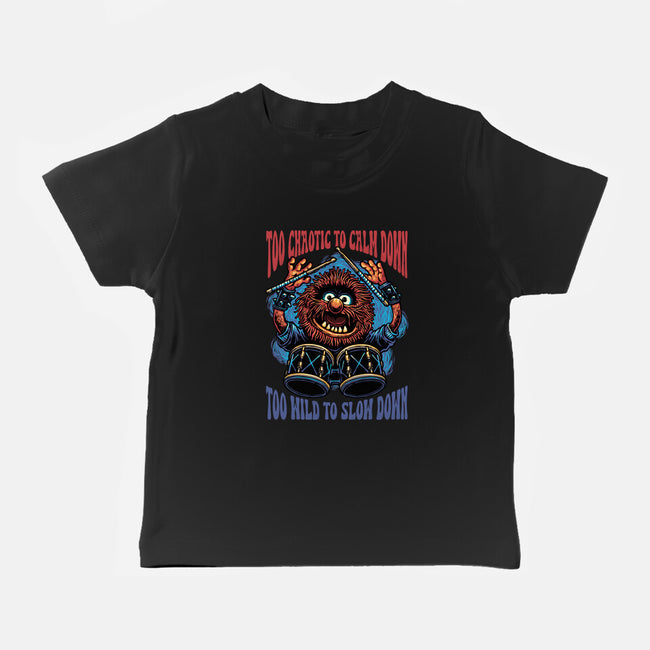 Calm Down Slow Down-Baby-Basic-Tee-glitchygorilla