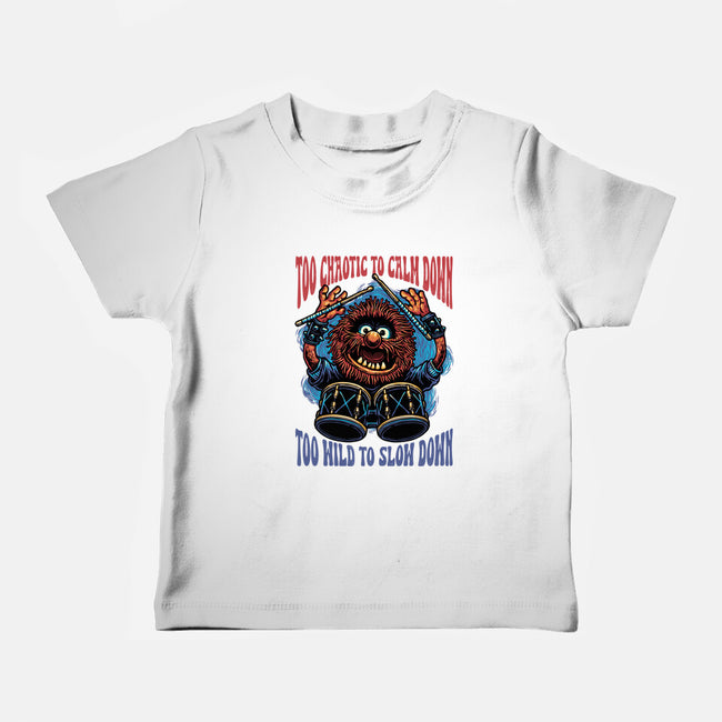 Calm Down Slow Down-Baby-Basic-Tee-glitchygorilla