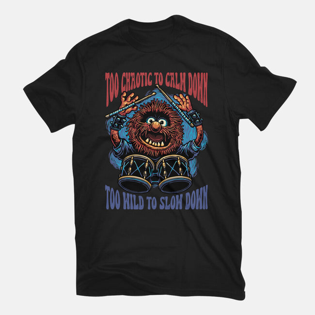 Calm Down Slow Down-Womens-Basic-Tee-glitchygorilla