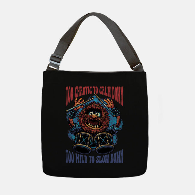 Calm Down Slow Down-None-Adjustable Tote-Bag-glitchygorilla