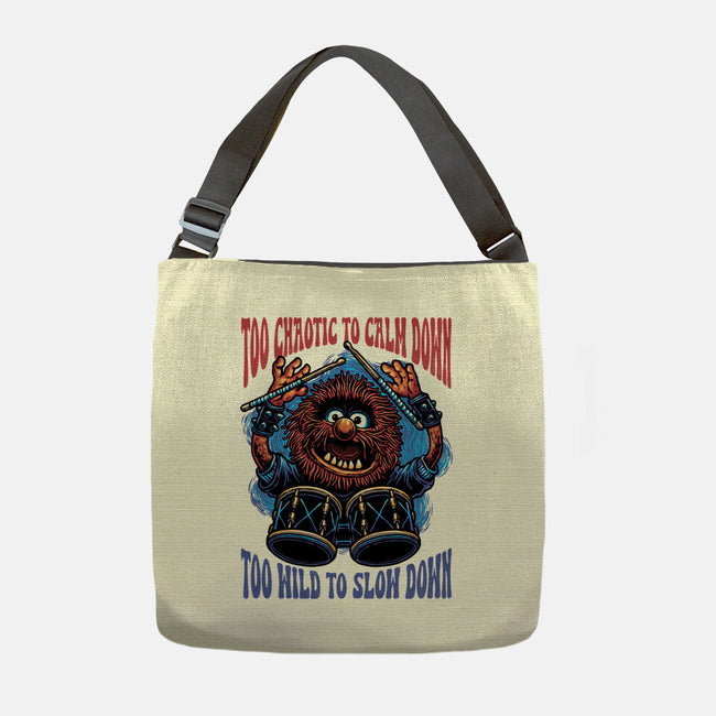 Calm Down Slow Down-None-Adjustable Tote-Bag-glitchygorilla