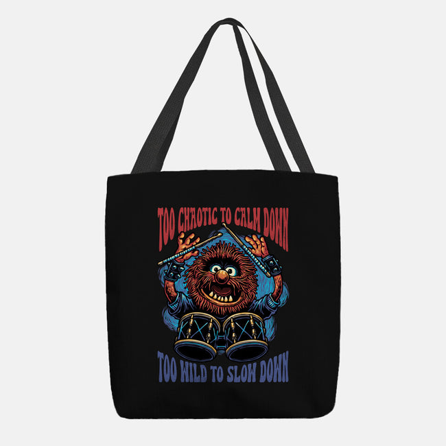 Calm Down Slow Down-None-Basic Tote-Bag-glitchygorilla