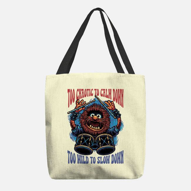 Calm Down Slow Down-None-Basic Tote-Bag-glitchygorilla