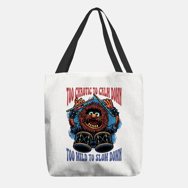 Calm Down Slow Down-None-Basic Tote-Bag-glitchygorilla