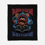 Calm Down Slow Down-None-Fleece-Blanket-glitchygorilla