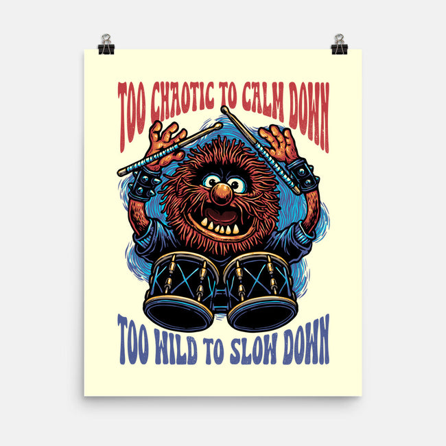Calm Down Slow Down-None-Matte-Poster-glitchygorilla