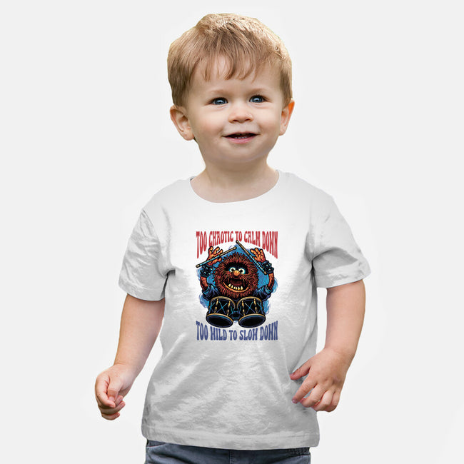 Calm Down Slow Down-Baby-Basic-Tee-glitchygorilla