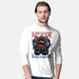 Calm Down Slow Down-Mens-Long Sleeved-Tee-glitchygorilla