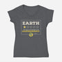 Would Not Invade-Womens-V-Neck-Tee-Popnotic