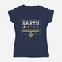 Would Not Invade-Womens-V-Neck-Tee-Popnotic