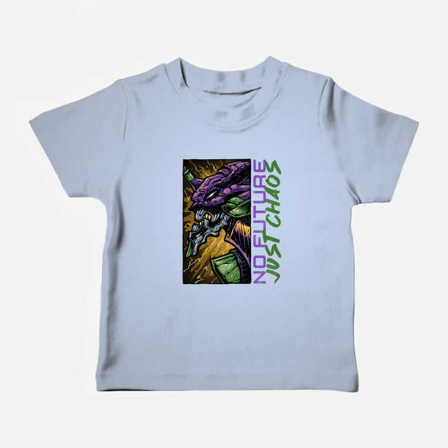 No Future Just Chaos-Baby-Basic-Tee-glitchygorilla