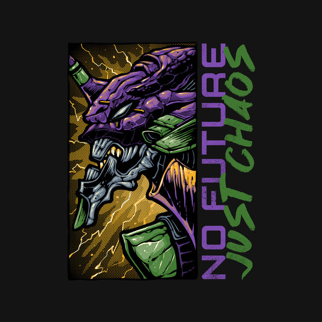 No Future Just Chaos-Womens-Fitted-Tee-glitchygorilla