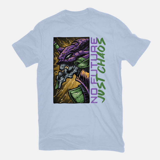 No Future Just Chaos-Womens-Basic-Tee-glitchygorilla