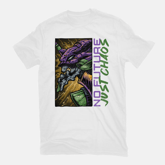 No Future Just Chaos-Mens-Basic-Tee-glitchygorilla
