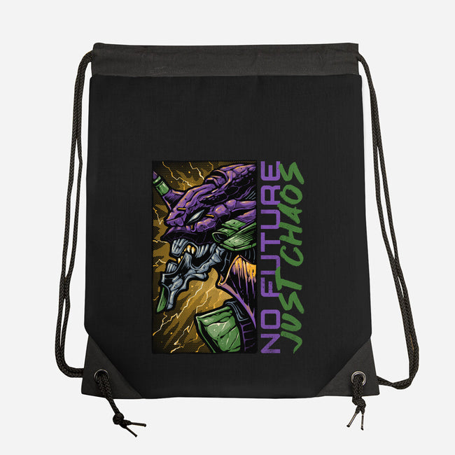No Future Just Chaos-None-Drawstring-Bag-glitchygorilla