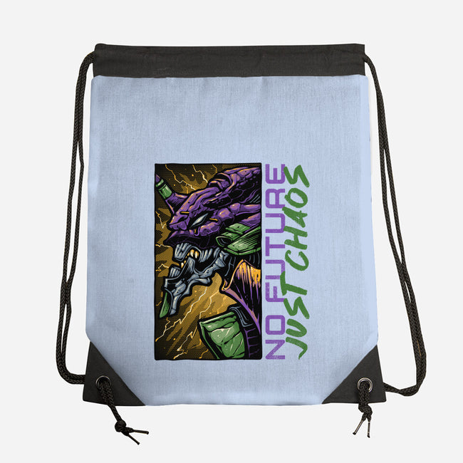No Future Just Chaos-None-Drawstring-Bag-glitchygorilla