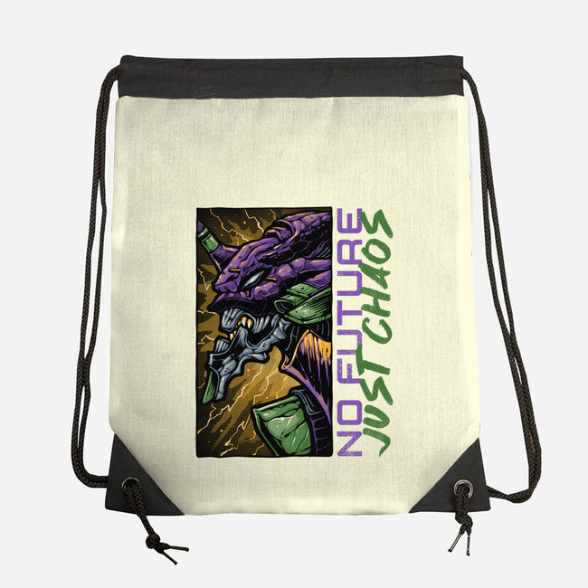 No Future Just Chaos-None-Drawstring-Bag-glitchygorilla