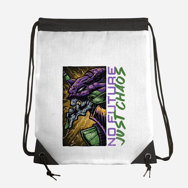 No Future Just Chaos-None-Drawstring-Bag-glitchygorilla
