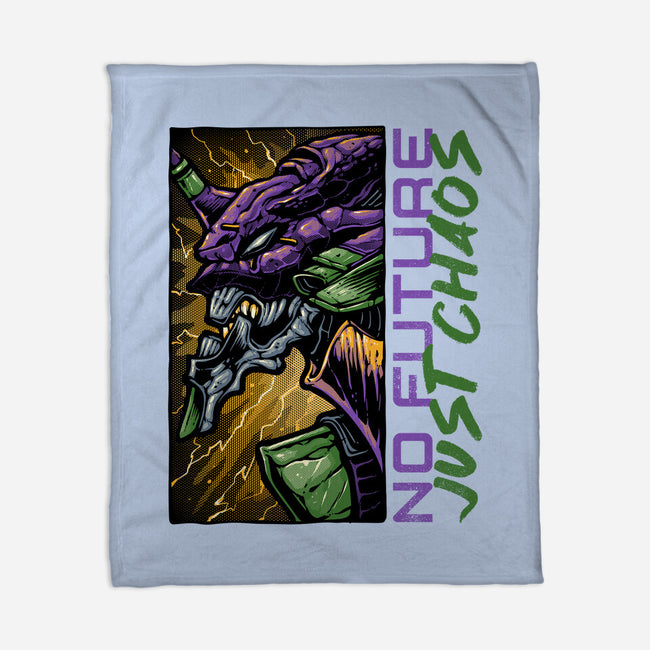 No Future Just Chaos-None-Fleece-Blanket-glitchygorilla