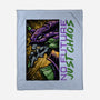 No Future Just Chaos-None-Fleece-Blanket-glitchygorilla