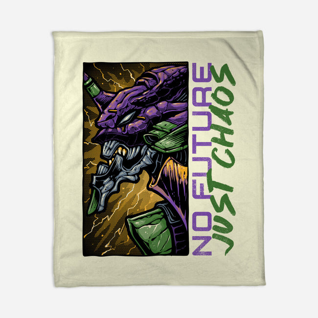 No Future Just Chaos-None-Fleece-Blanket-glitchygorilla