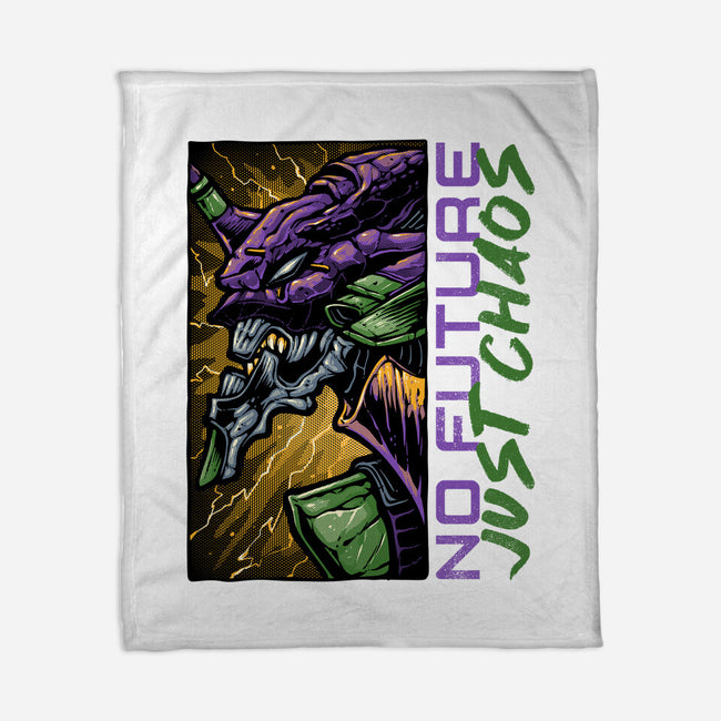 No Future Just Chaos-None-Fleece-Blanket-glitchygorilla
