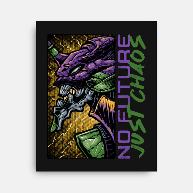 No Future Just Chaos-None-Stretched-Canvas-glitchygorilla