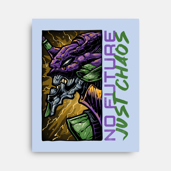 No Future Just Chaos-None-Stretched-Canvas-glitchygorilla