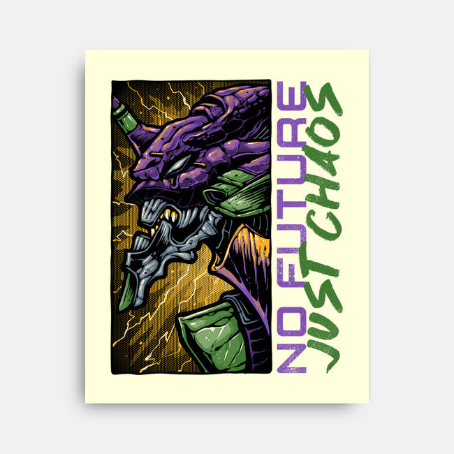 No Future Just Chaos-None-Stretched-Canvas-glitchygorilla