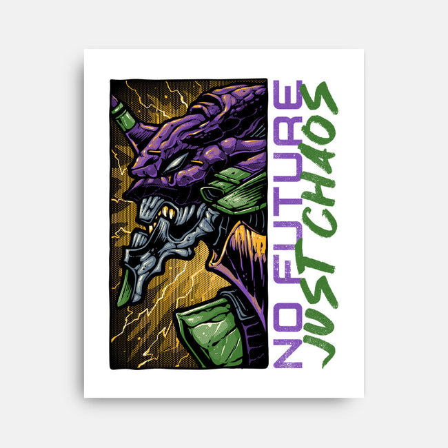 No Future Just Chaos-None-Stretched-Canvas-glitchygorilla