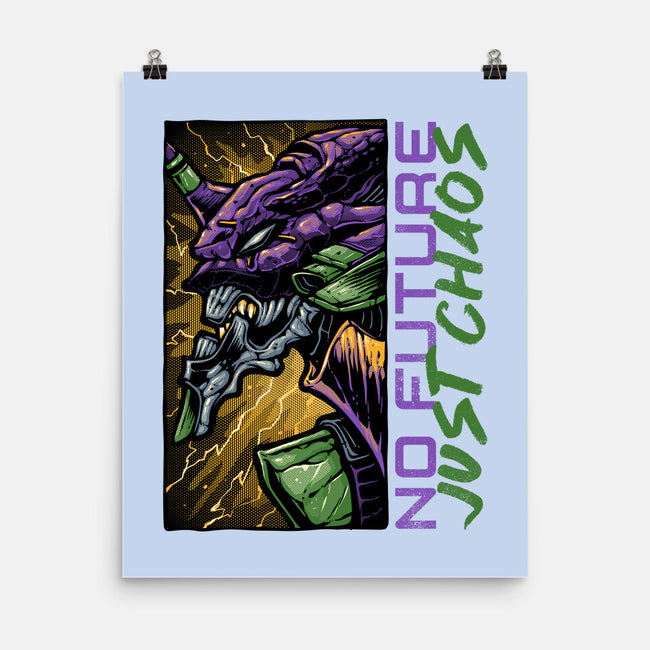 No Future Just Chaos-None-Matte-Poster-glitchygorilla