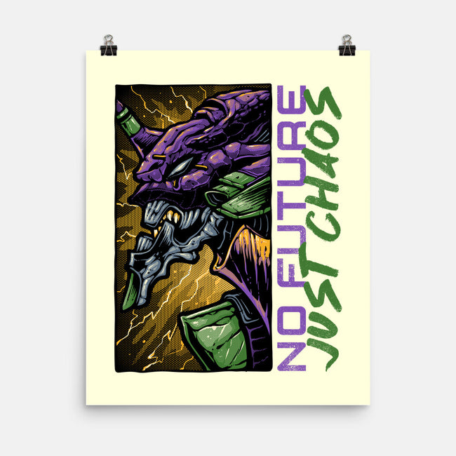 No Future Just Chaos-None-Matte-Poster-glitchygorilla