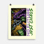 No Future Just Chaos-None-Matte-Poster-glitchygorilla