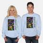 No Future Just Chaos-Unisex-Crew Neck-Sweatshirt-glitchygorilla