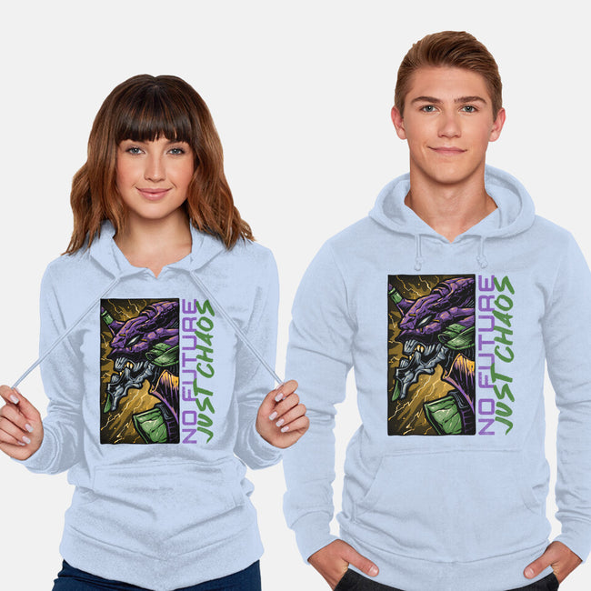 No Future Just Chaos-Unisex-Pullover-Sweatshirt-glitchygorilla