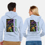 No Future Just Chaos-Unisex-Zip-Up-Sweatshirt-glitchygorilla