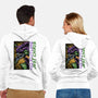 No Future Just Chaos-Unisex-Zip-Up-Sweatshirt-glitchygorilla