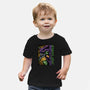 No Future Just Chaos-Baby-Basic-Tee-glitchygorilla