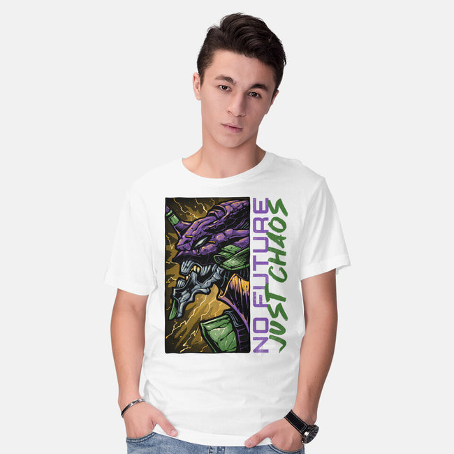 No Future Just Chaos-Mens-Basic-Tee-glitchygorilla