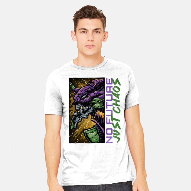 No Future Just Chaos-Mens-Heavyweight-Tee-glitchygorilla