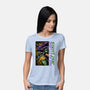No Future Just Chaos-Womens-Basic-Tee-glitchygorilla