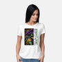 No Future Just Chaos-Womens-Basic-Tee-glitchygorilla