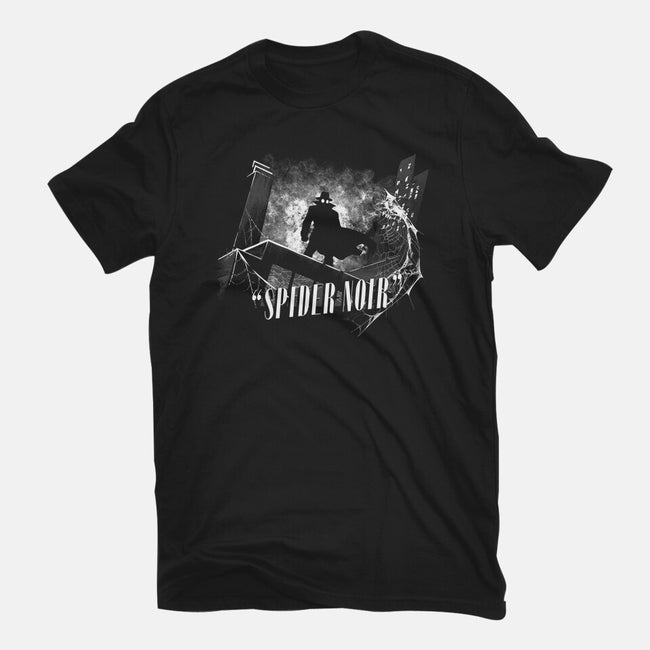 Noir Animated Series-Unisex-Basic-Tee-rocketman_art