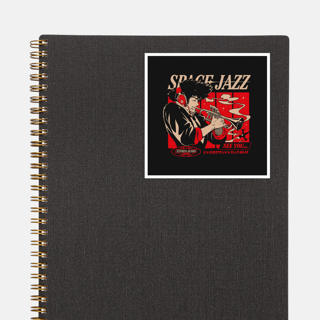 Space Jazz-None-Glossy-Sticker-ilustrata